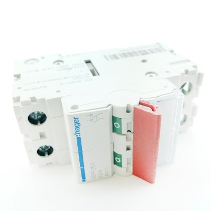 Hager SBR263 63A 63 Amp 2 Double Pole Isolator Main Switch Disconnector